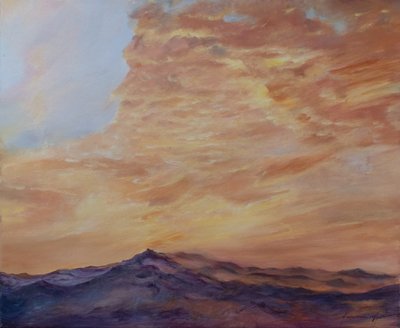 Meio Atlântico, 2009 (óleo sobre tela) de Antonia Myatt