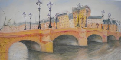 Pont Neuf e Ile de la Cité, 2010 de Antonia Myatt