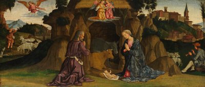 A Natividade, 1480. de Antoniazzo Romano