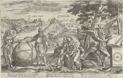 O mundo errado, 1579 O Weerelt errado / Le Monde a rebous (título no objeto) Alegorias da situação política na Holanda nos anos 1576-1579 (título da série) de Antonie Wierix (II)