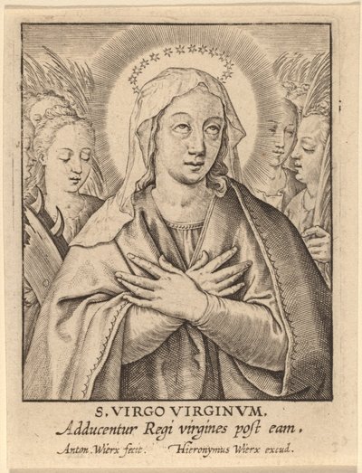 S. Virgem das Virgens de Antonie Wierix