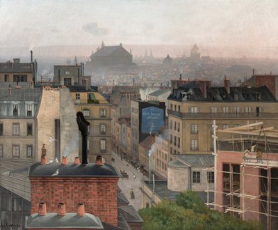 Paris vista de Montmartre, 1887 de Antonin Chittussi