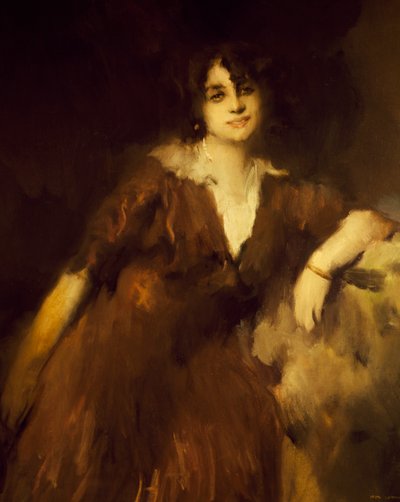 Retrato de Rosina Storchio (Veneza de Antonio Ambrogio Alciati