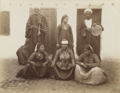 Bailarinos Árabes, Egipto de Antonio Beato