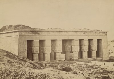 Dendera: Fa?ade de Antonio Beato