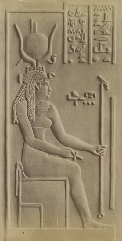Isis, Templo em Dendera de Antonio Beato