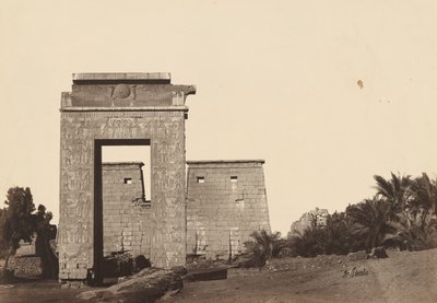 Karnak: Portão de Khonsu de Antonio Beato