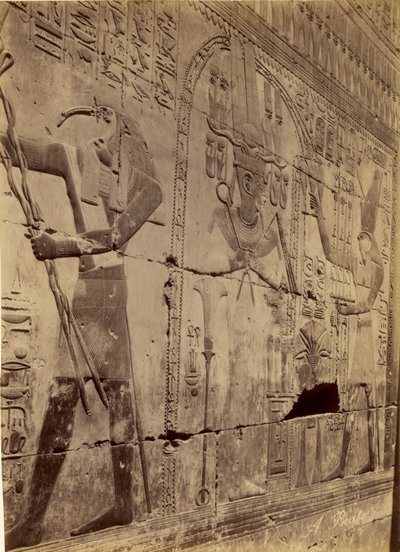 Relevo da Purificação de Seti I, Abydos de Antonio Beato