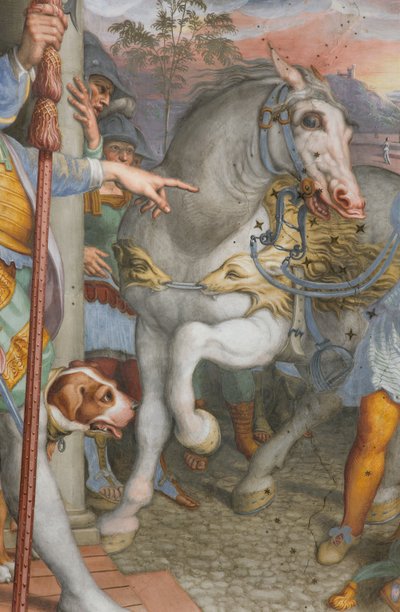 Apse, Antonio Campi, Encontro de Jesus com o centurião Cornélio 1582-84, Detalhe de Antonio Campi