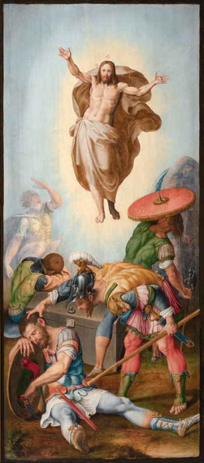 Ressurreição de Cristo, c.1561-69 (óleo sobre painel) de Antonio Campi