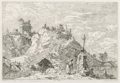 Exibições: Um Peregrino em Oração, 1735-1746. de Giovanni Antonio Canal