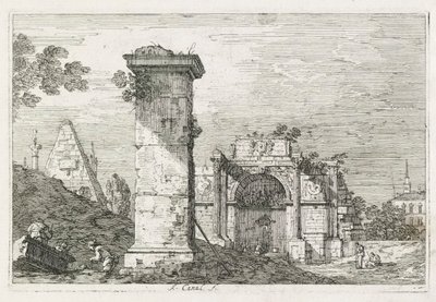 Visualizações: O Pilar Isolado de Antonio Canaletto