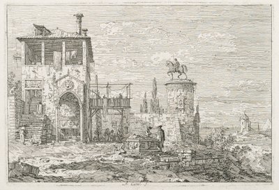 Vistas: O Monumento Equestre de Antonio Canaletto