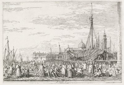 Visualizações: O Mercado do Molo de Antonio Canaletto