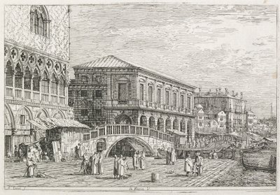 Visualizações: A Prisão, Veneza de Antonio Canaletto