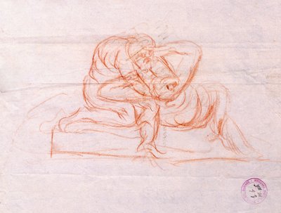 Cupido e Psique (desenho) de Antonio Canova