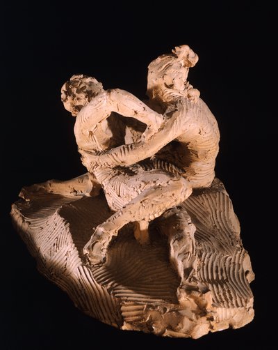Cupido e Psique de Antonio Canova (1757-1822), modelo em barro de Antonio Canova