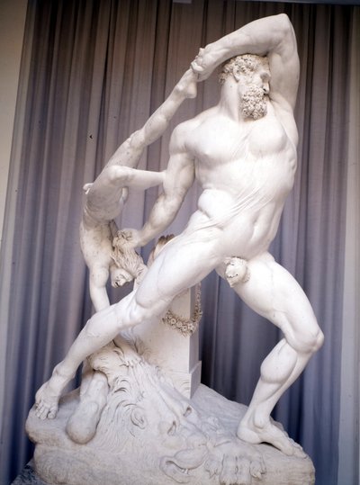 Hércules e Lycas por Antonio Canova (1757 - 1822). de Antonio Canova