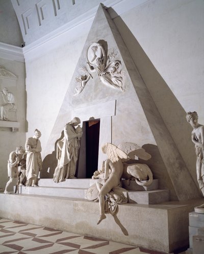 Maria Christina da Áustria monumento funerário de Antonio Canova (1757-1822) de Antonio Canova