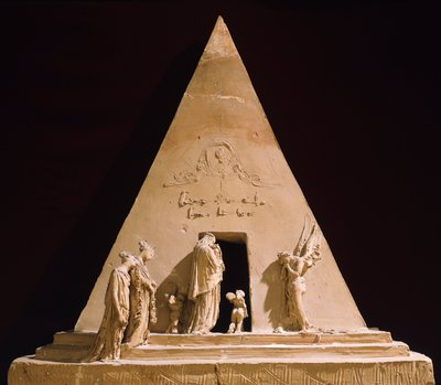 Monumento a Ticiano por Antonio Canova (1757-1822), modelo terracota de Antonio Canova