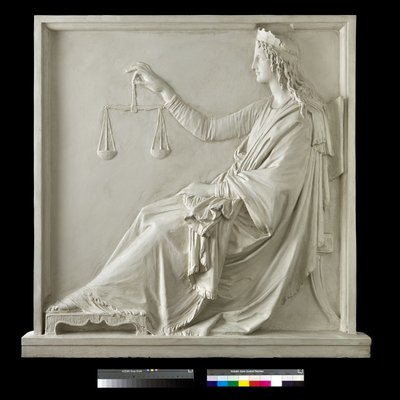 A Justiça, 1793 (gesso) de Antonio Canova