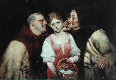 Entre Dois Fogos (óleo sobre painel) de Antonio Casanova y Estorach