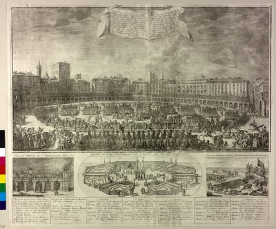 Ilustração de festividades de Antonio Cioci or Ciocchi
