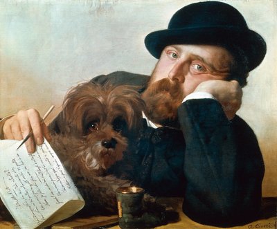 Retrato de Neri Tanfucio (Monterotondo de Antonio Ciseri