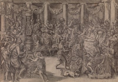 Banquete de Cipião, 1543. de Antonio Fantuzzi