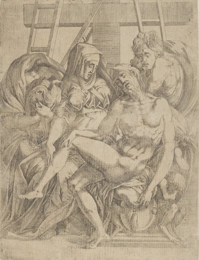 Pietá, 1540-45. de Antonio Fantuzzi
