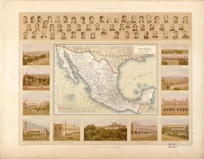 Atlas pintoresco é histórico de los Estados Unidos Mexicanos. LOC 2008621671-4 de Antonio García Cubas