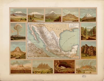 Atlas pintoresco é histórico de los Estados Unidos Mexicanos. LOC 2008621671-9 de Antonio García Cubas