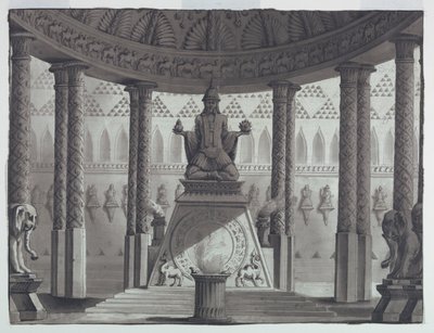Cenário, Templo Oriental de Antonio Giuseppe Basoli