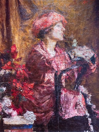 Enrica em púrpura de Antonio Mancini