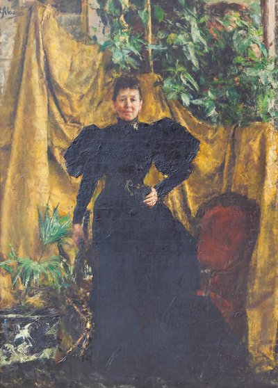 Retrato de Signora Pantaleoni de Antonio Mancini