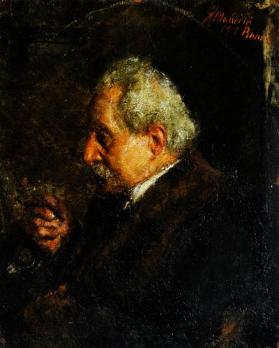 Retrato do Pai do Artista de Antonio Mancini