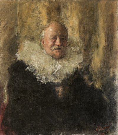 Auto-retrato. de Antonio Mancini