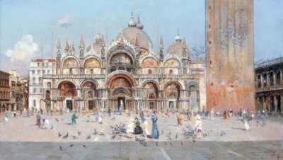 Piazza San Marco em Venedig de Antonio Maria de Reyna Manescau