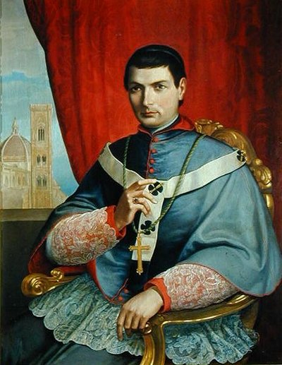 Retrato de Monsenhor Giovacchino Lamberti, Arcebispo de Florença de Antonio Marini