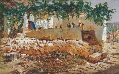 Lavadeiras - Munoz Degrain, Antonio (1840-1924) - 1903 - Óleo sobre tela - 62x98 - Museo Carmen Thyssen, Málaga de Antonio Munoz Degrain