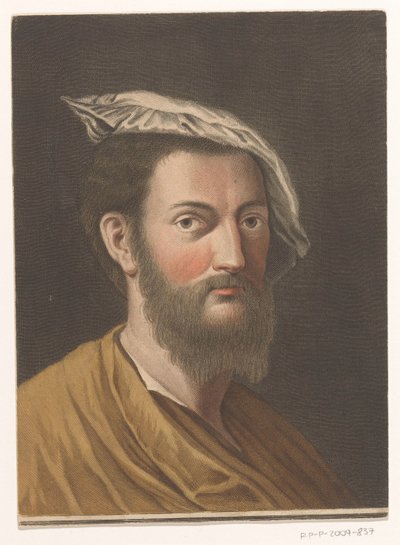 Retrato do artista Francesco Primaticcio
Retratos de artistas (título da série) de Antonio Pazzi