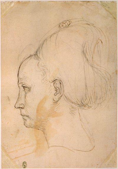 França, Paris, Chefe de uma jovem mulher de Antonio Pisanello