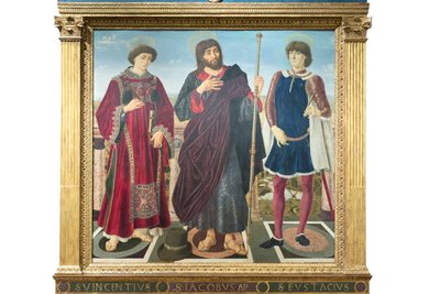 São Vicente, São Tiago e Santo Eustáquio de Antonio Pollaiolo