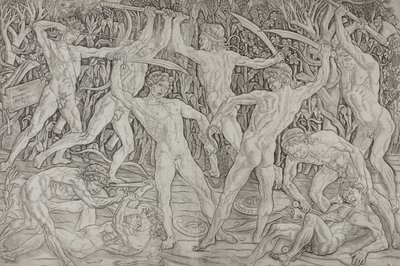 Batalha dos Homens Nus de Antonio Pollaiuolo