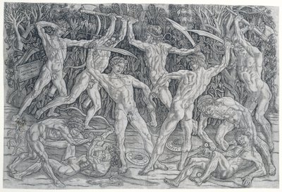A Batalha dos Nus
A batalha dos homens nus
Os Espadachins de Antonio Pollaiuolo