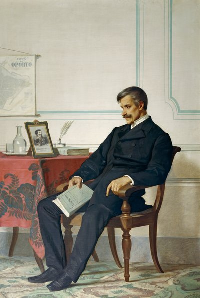 Rei Charles Albert no Porto (Turim) de Antonio Puccinelli
