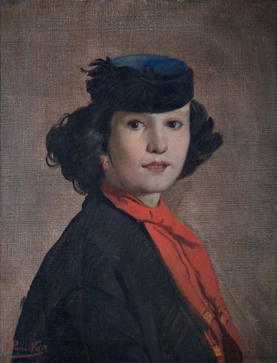 Retrato de Nerina Badioli, ca 1866. de Antonio Puccinelli