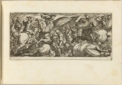 Batalha entre cavalaria e infantaria de Antonio Tempesta