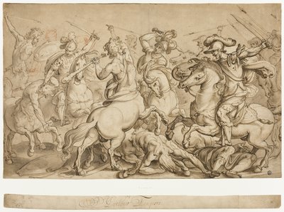 Batalha dos Lápitas e Centauros de Antonio Tempesta