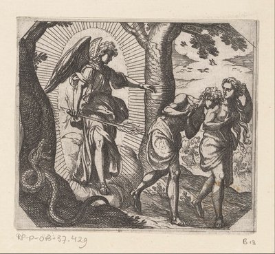 Expulsão do Paraíso de Antonio Tempesta